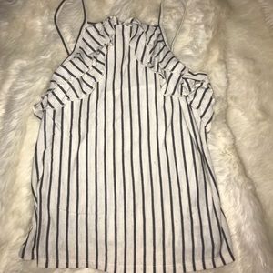 AE striped halter top